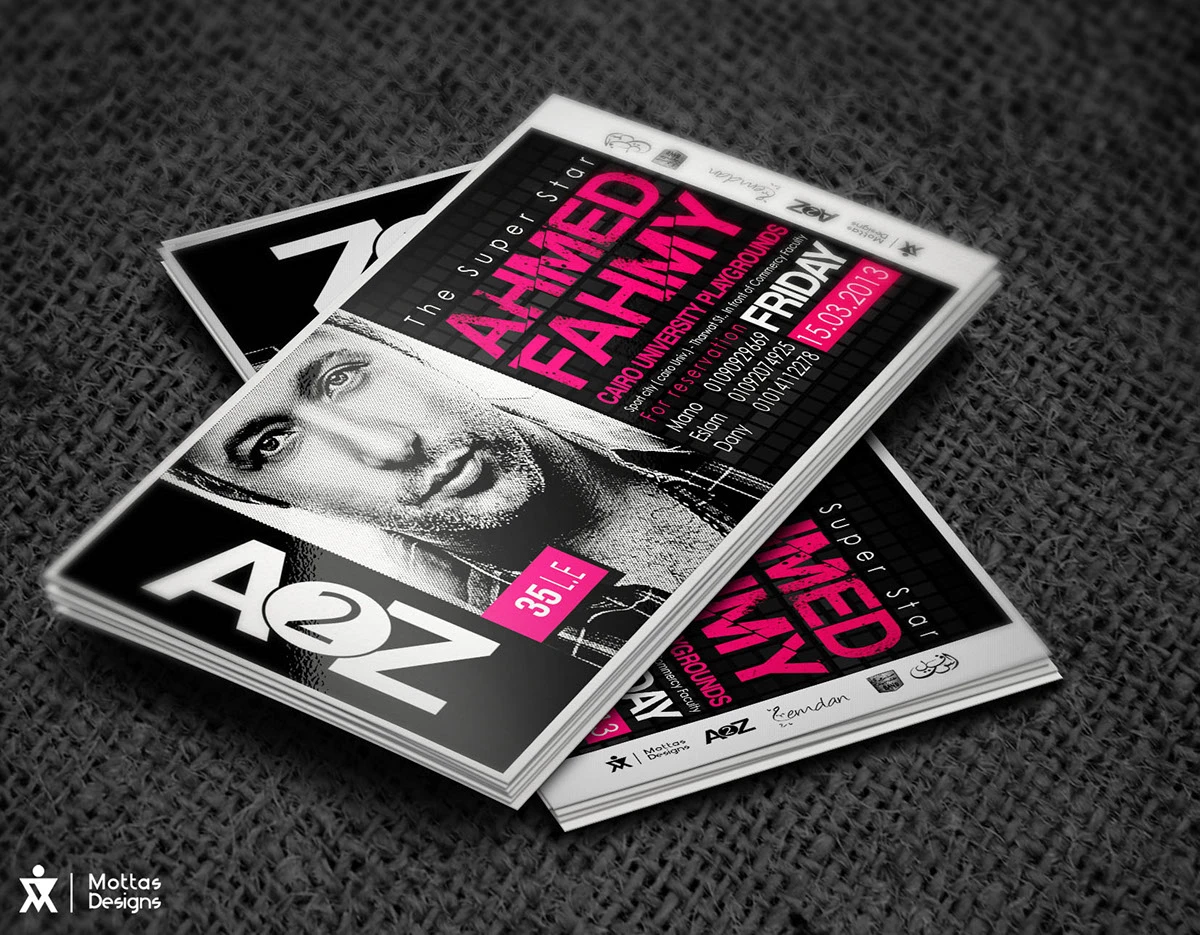 Ahmed Fahmi’s concert — original project artwork 5 of 9